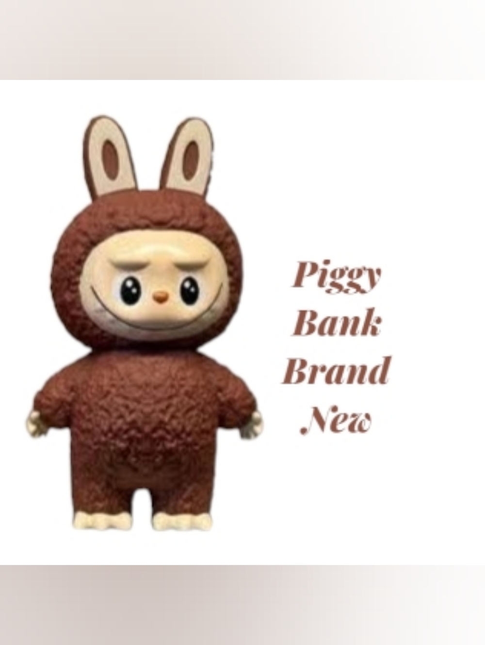 ❌Brown Labubu Figurine Piggy Bank